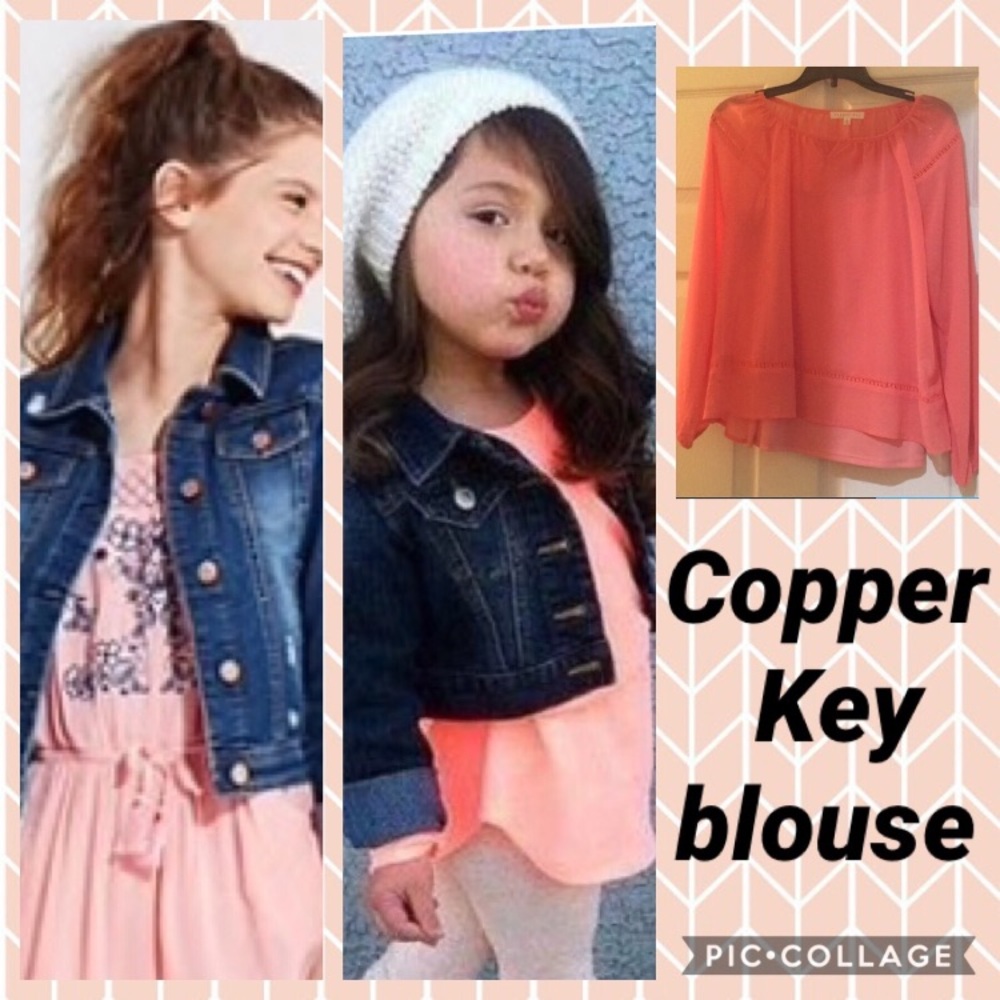 Cute Coral little girls shirt!!